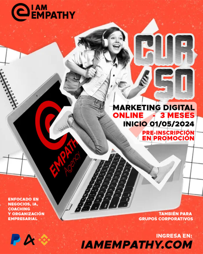 Curso Marketing digital Online enfocado en Negocios IA y SEO